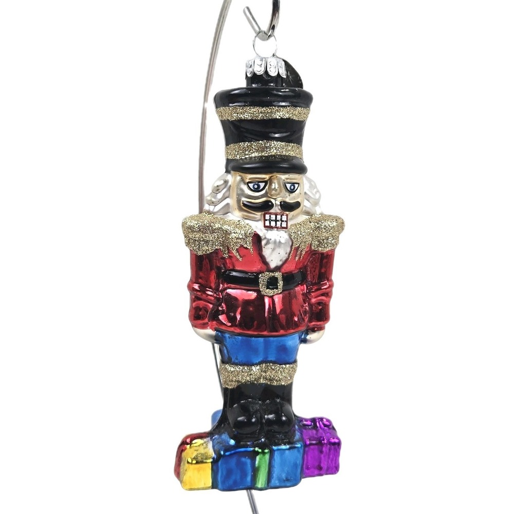 VTG Christopher Radko 6" Nutcracker Handblown Ornament Cadent‎ Cracker NEAR MINT